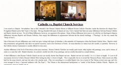 Desktop Screenshot of catholicbaptist.com